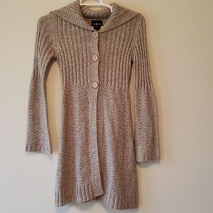 Juniors knit long cardigan dister